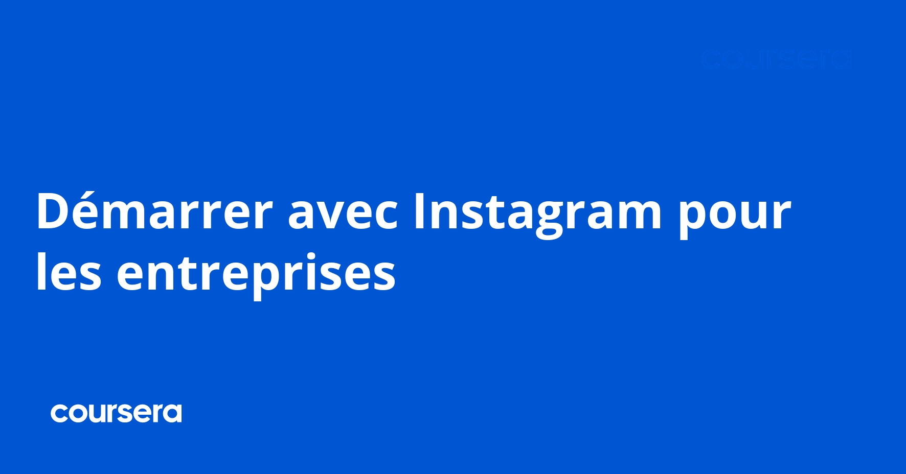 Démarrer avec Instagram pour les entreprises