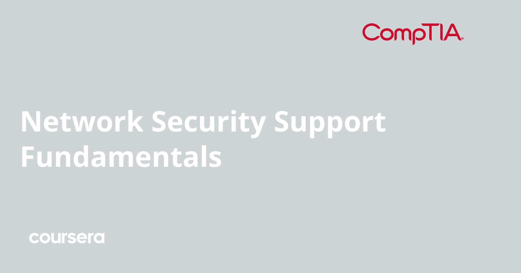 Network Security Support Fundamentals Coursera