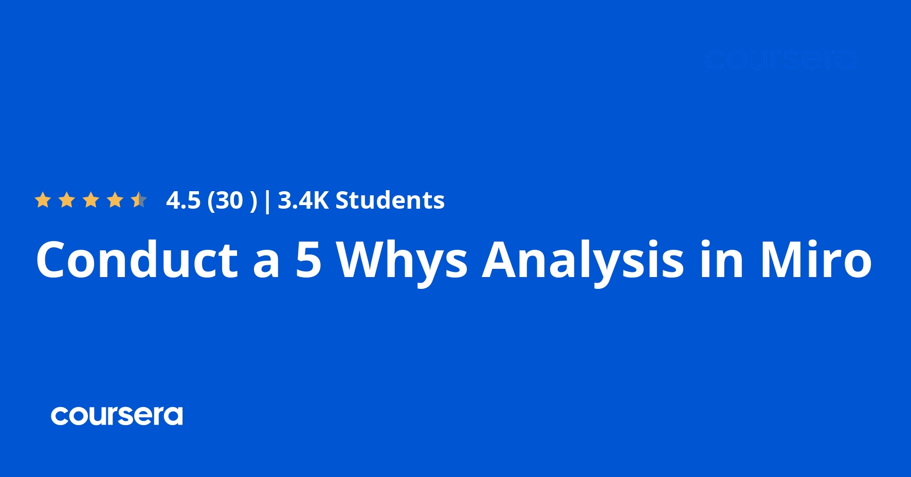 Conduct a 5 Whys Analysis in Miro