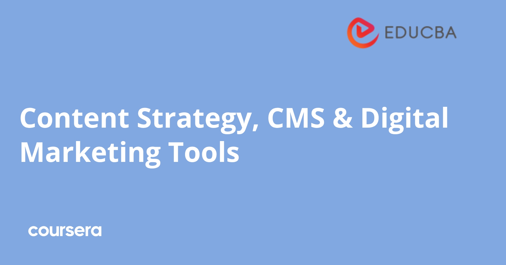 Course Cms Content Strategy, CMS & Digital Marketing Tools | Coursera