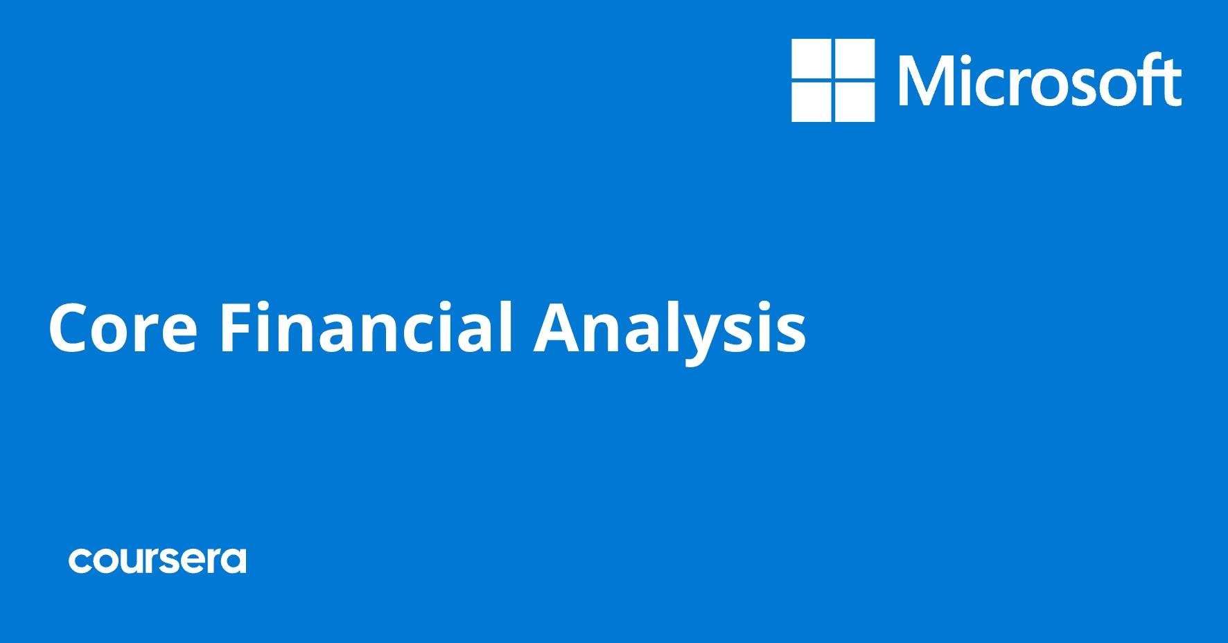 Core Financial Analysis | Coursera