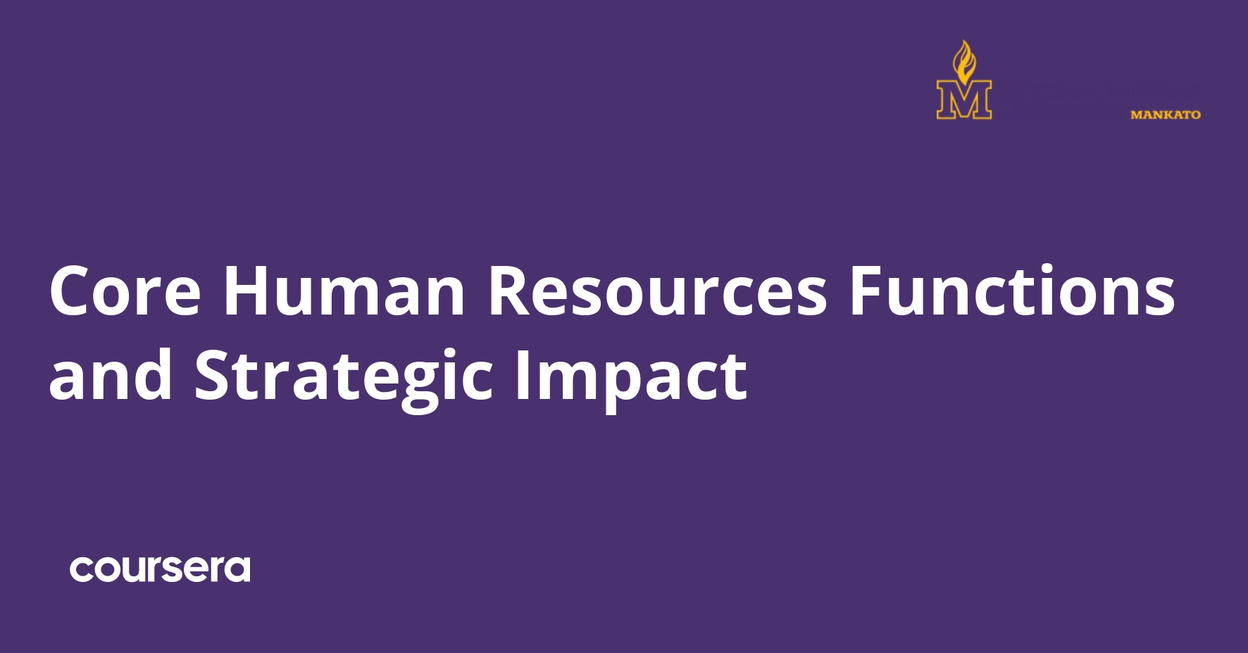 Core Human Resources Functions and Strategic Impact