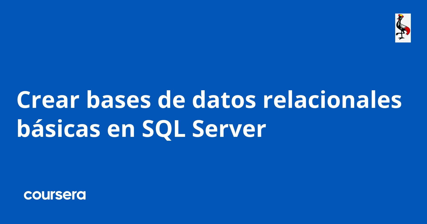 Crear Bases De Datos Relacionales B sicas En SQL Server