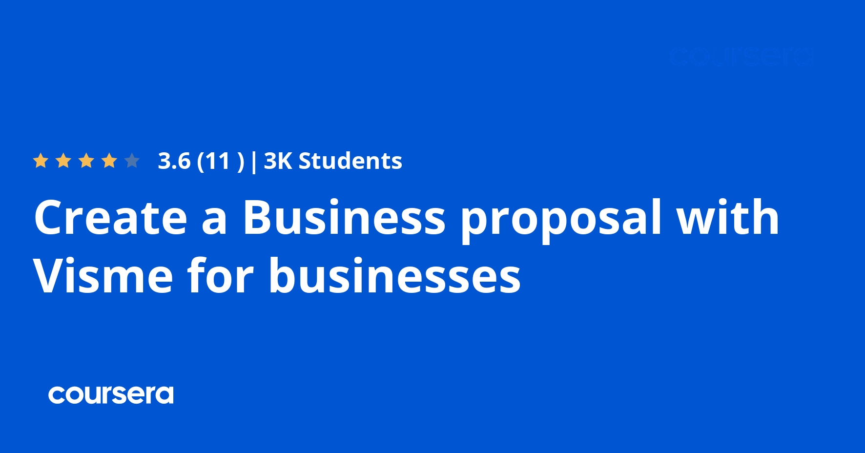 Create a Business Proposal with Visme