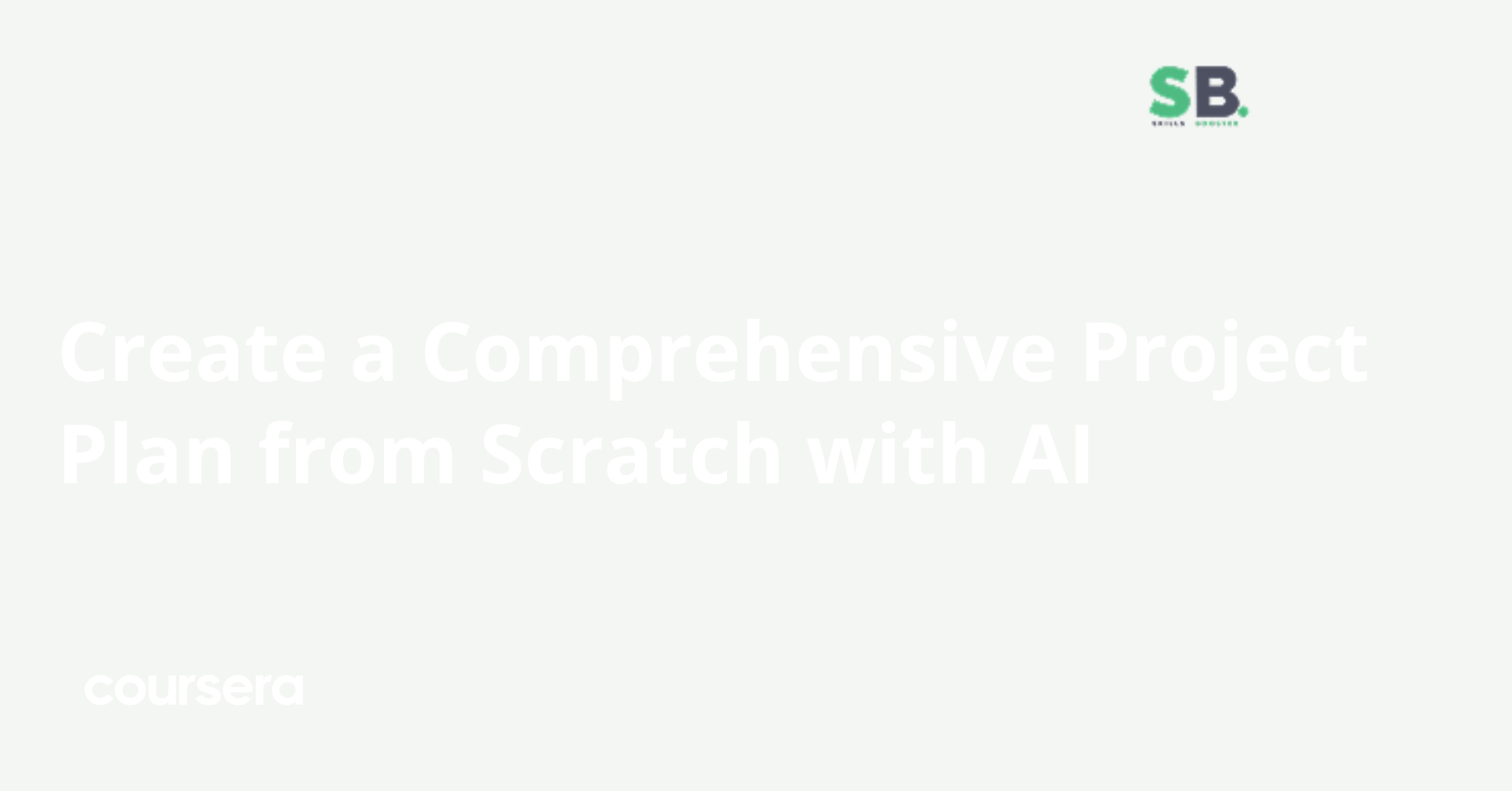 Create a Comprehensive Project Plan from Scratch with AI
