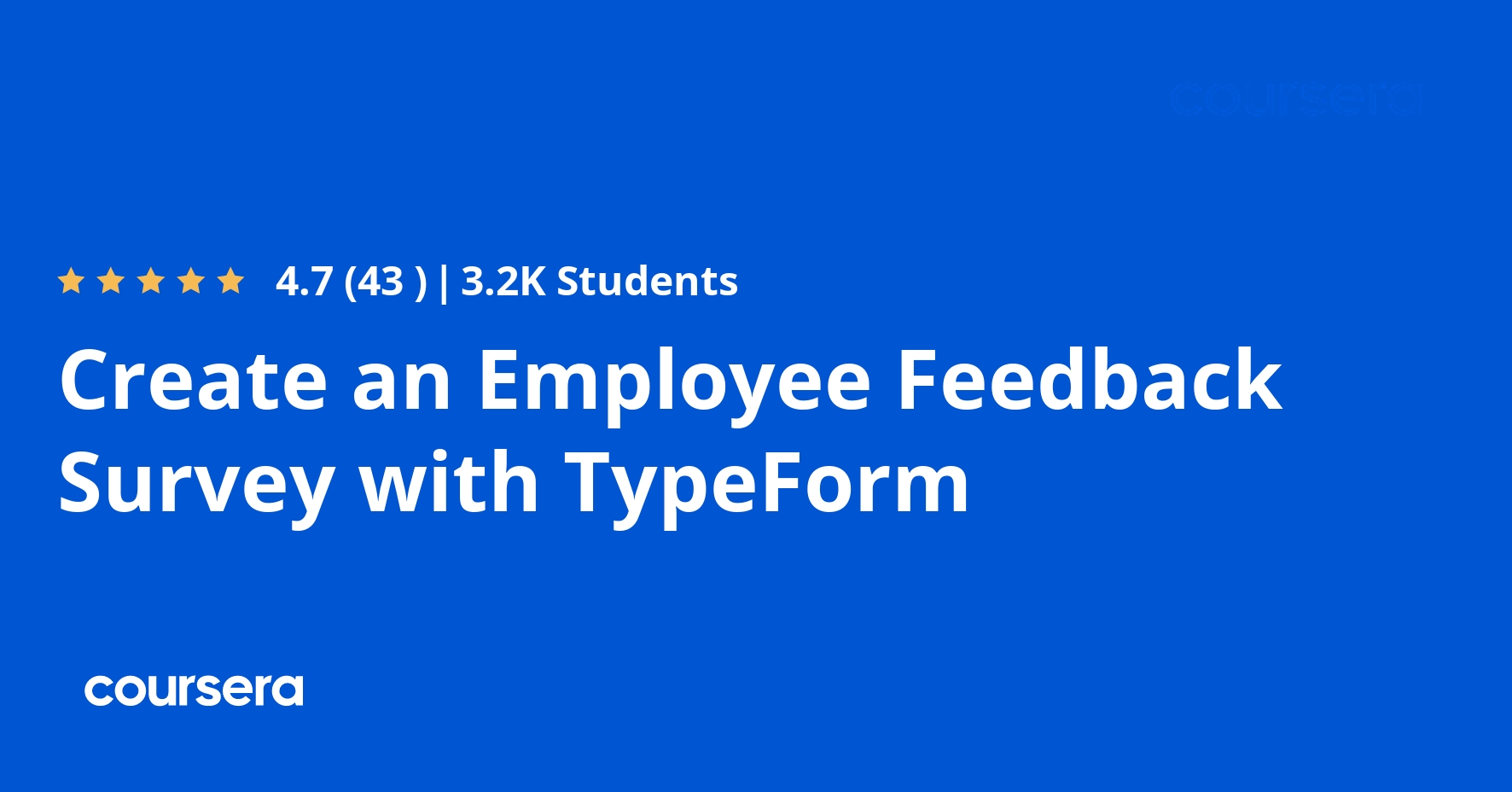 Create an Employee Feedback Survey with TypeForm
