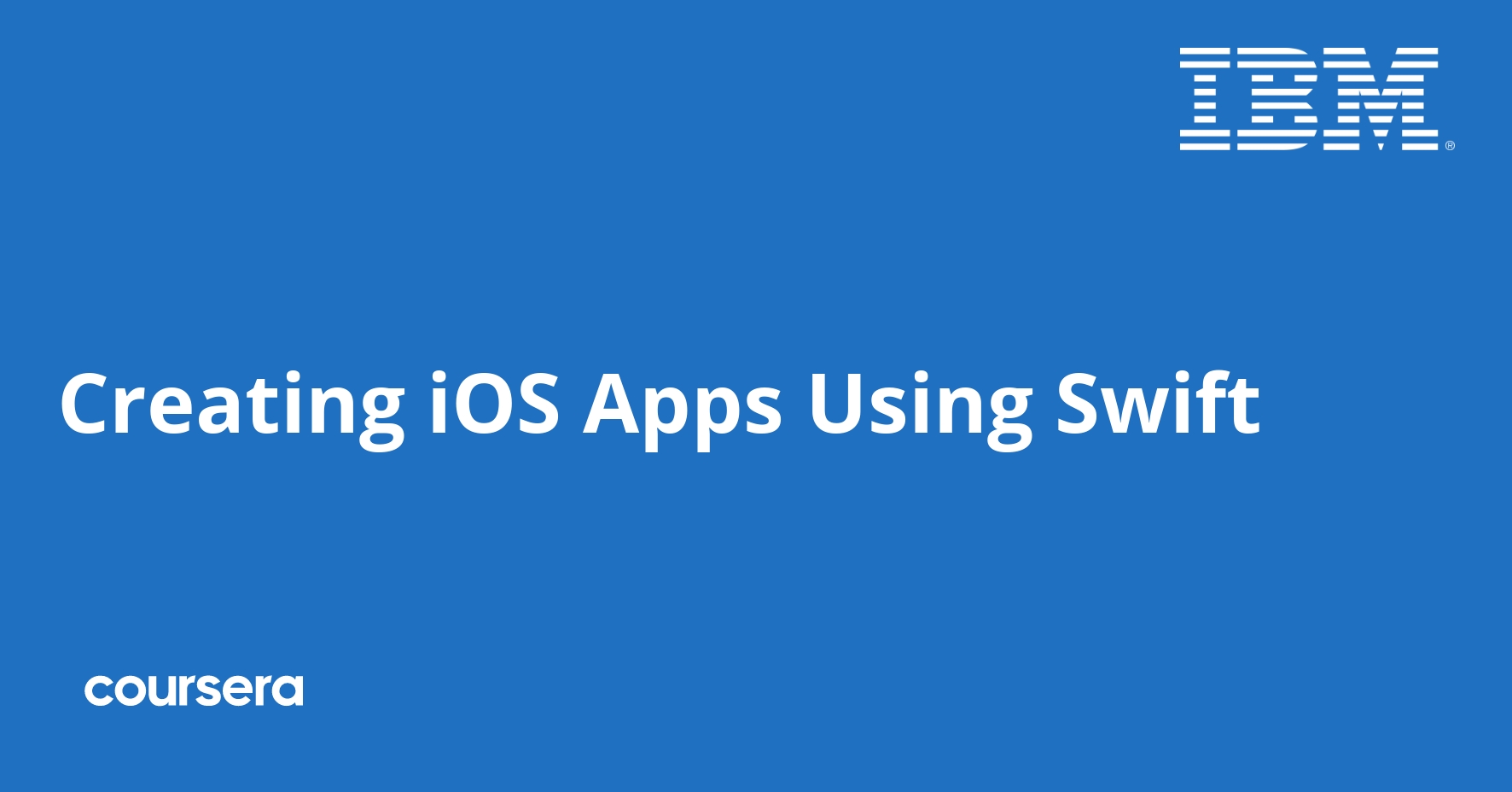 Creating iOS Apps Using Swift | Coursera
