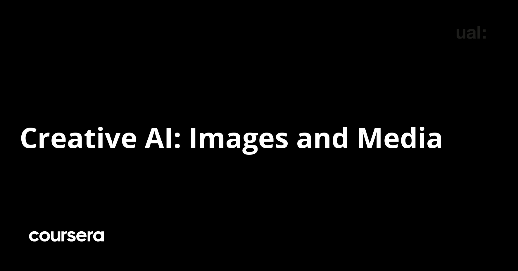 Creative AI: Images and Media
