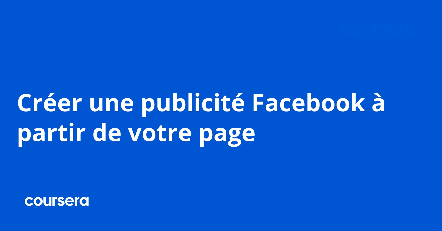 CREER UN COMPTE PUBLICITAIRE SUR FACEBOOK intelligence overview