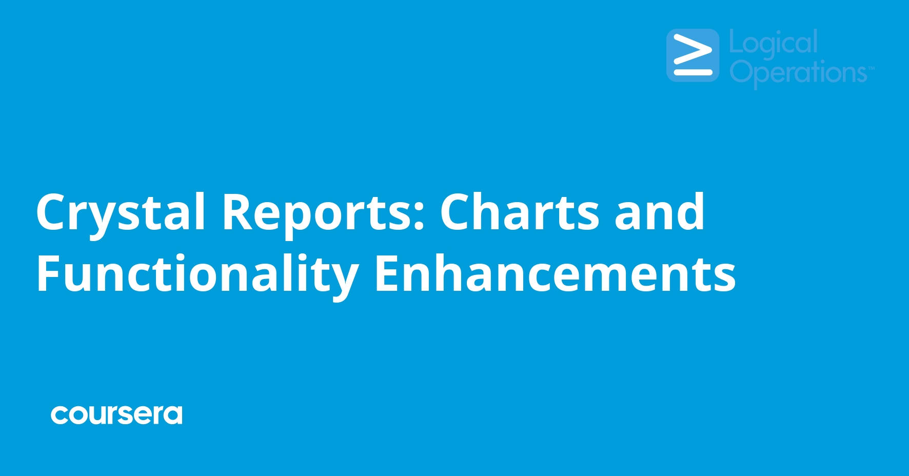 Crystal Reports: Charts and Functionality Enhancements