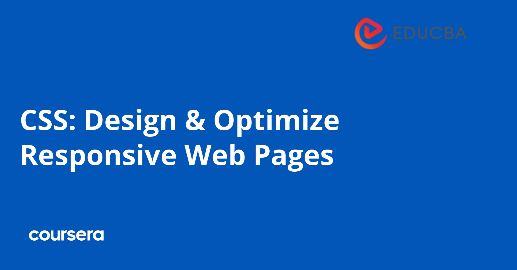 CSS: Design & Optimize Responsive Web Pages