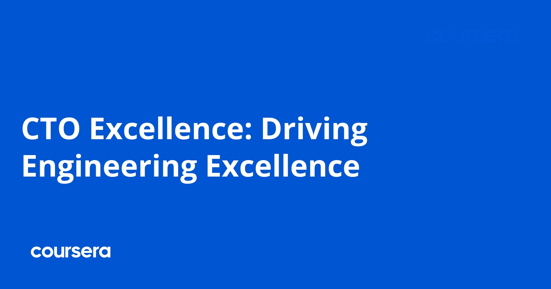 CTO Excellence: Driving Engineering Excellence