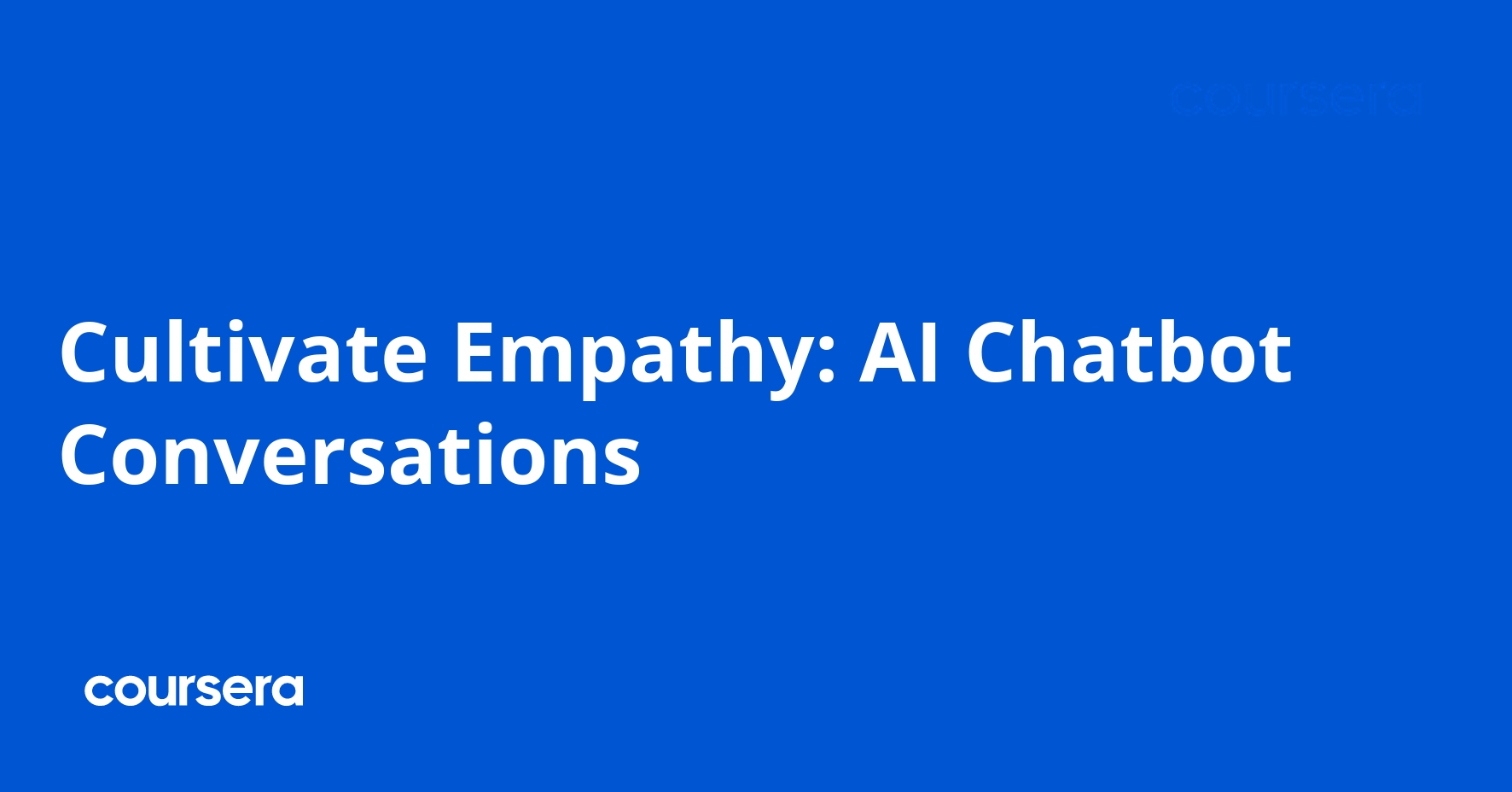 Cultivate Empathy: AI Chatbot Conversations