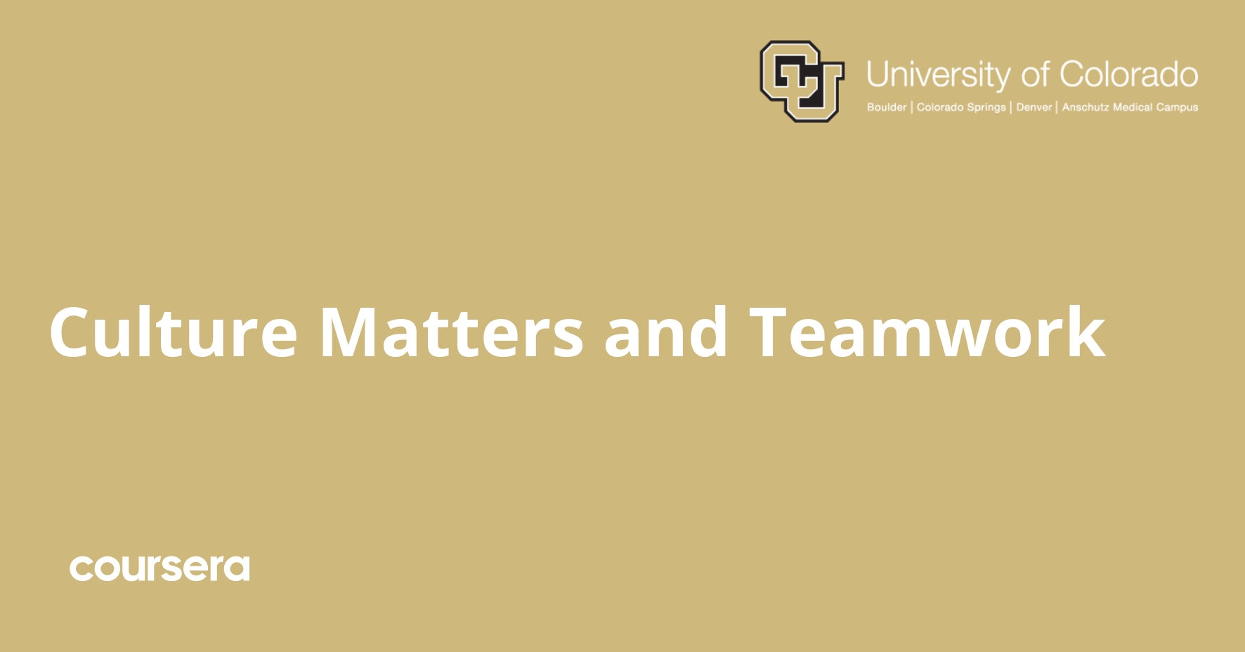 Culture Matters in Teamwork