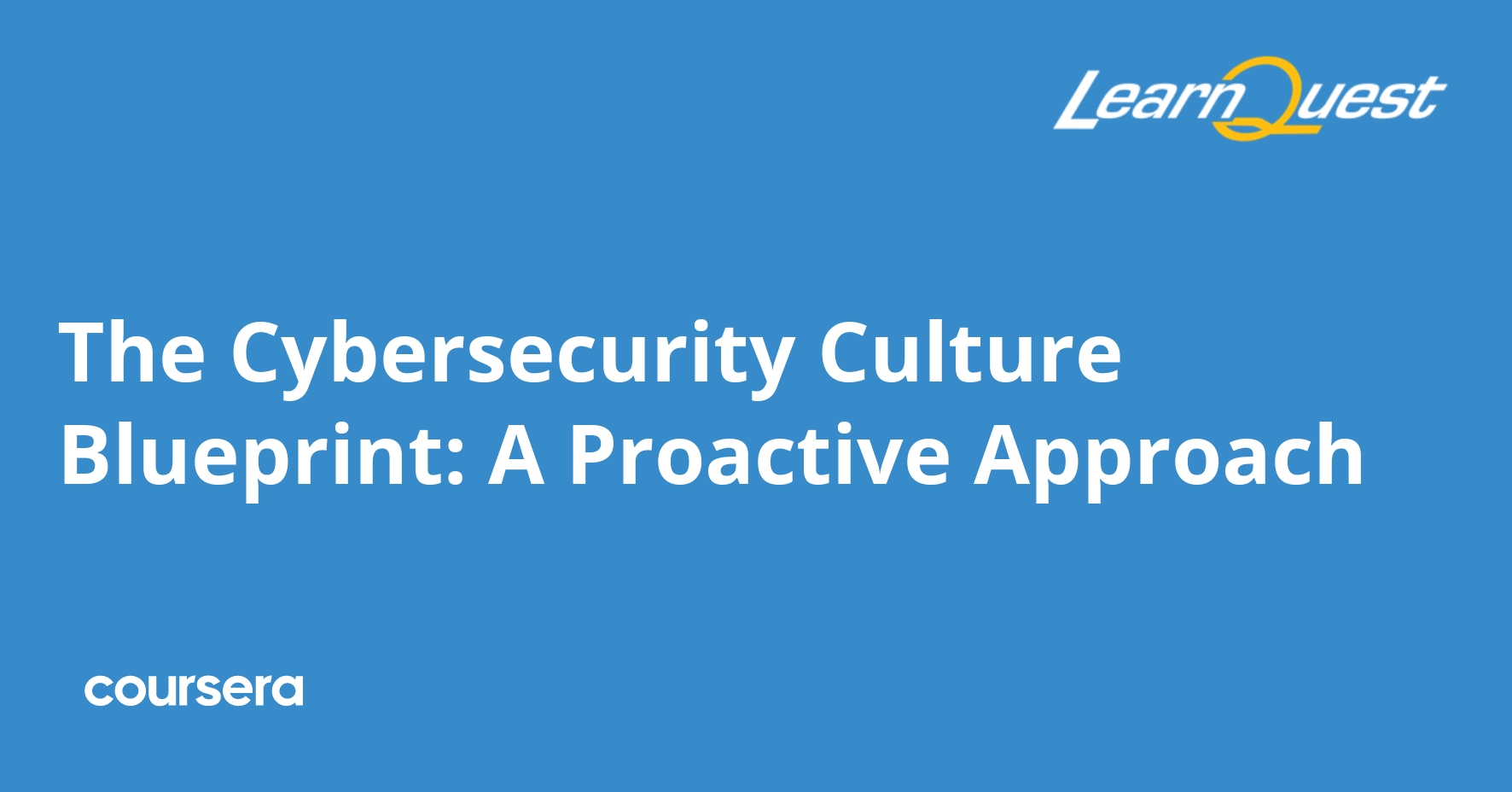 The Cybersecurity Culture Blueprint