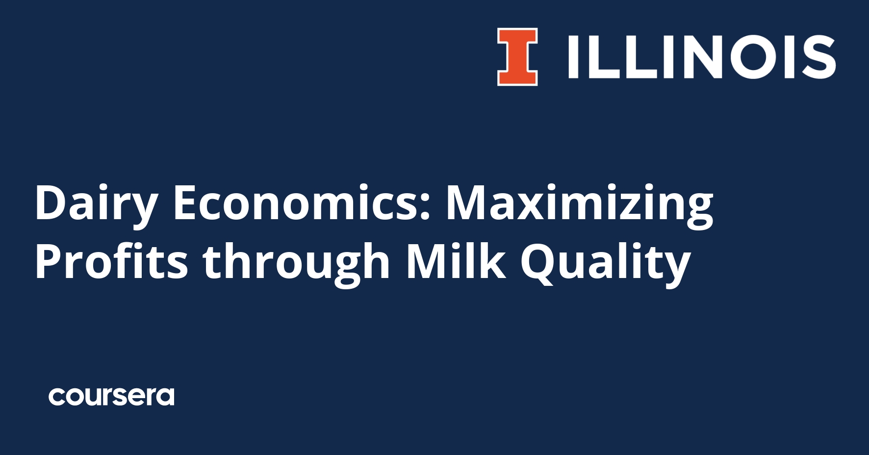 Dairy Economics: Maximizing Profits through Milk Quality