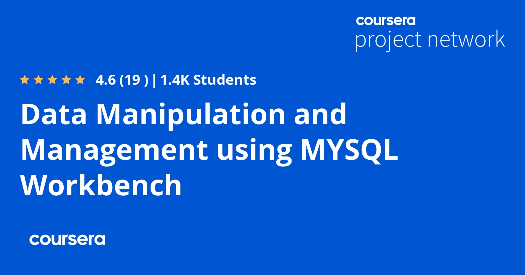 Data Manipulation and Management using MYSQL Workbench