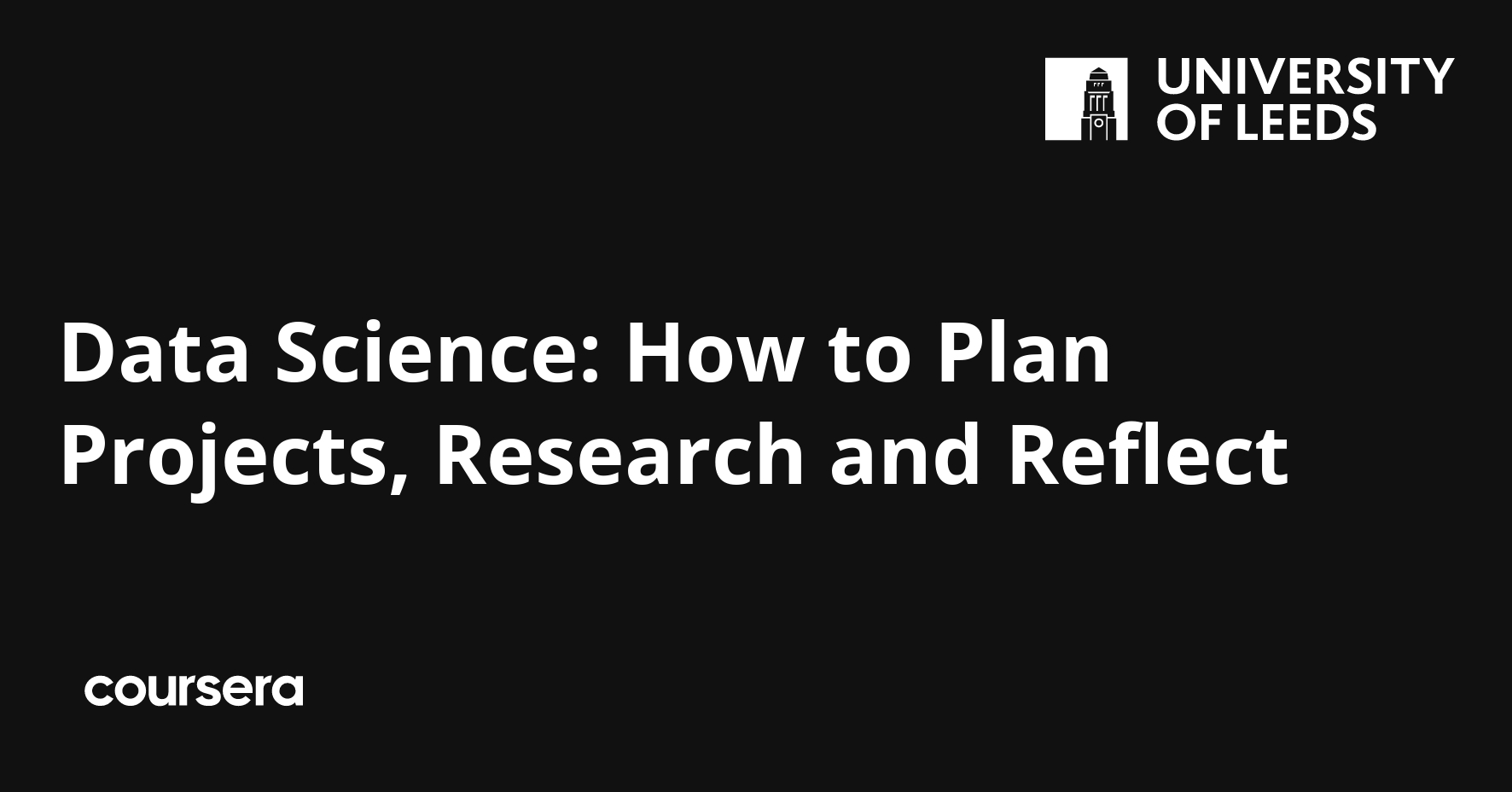 علم البيانات: تخطيط المشاريع والبحث والتأمل