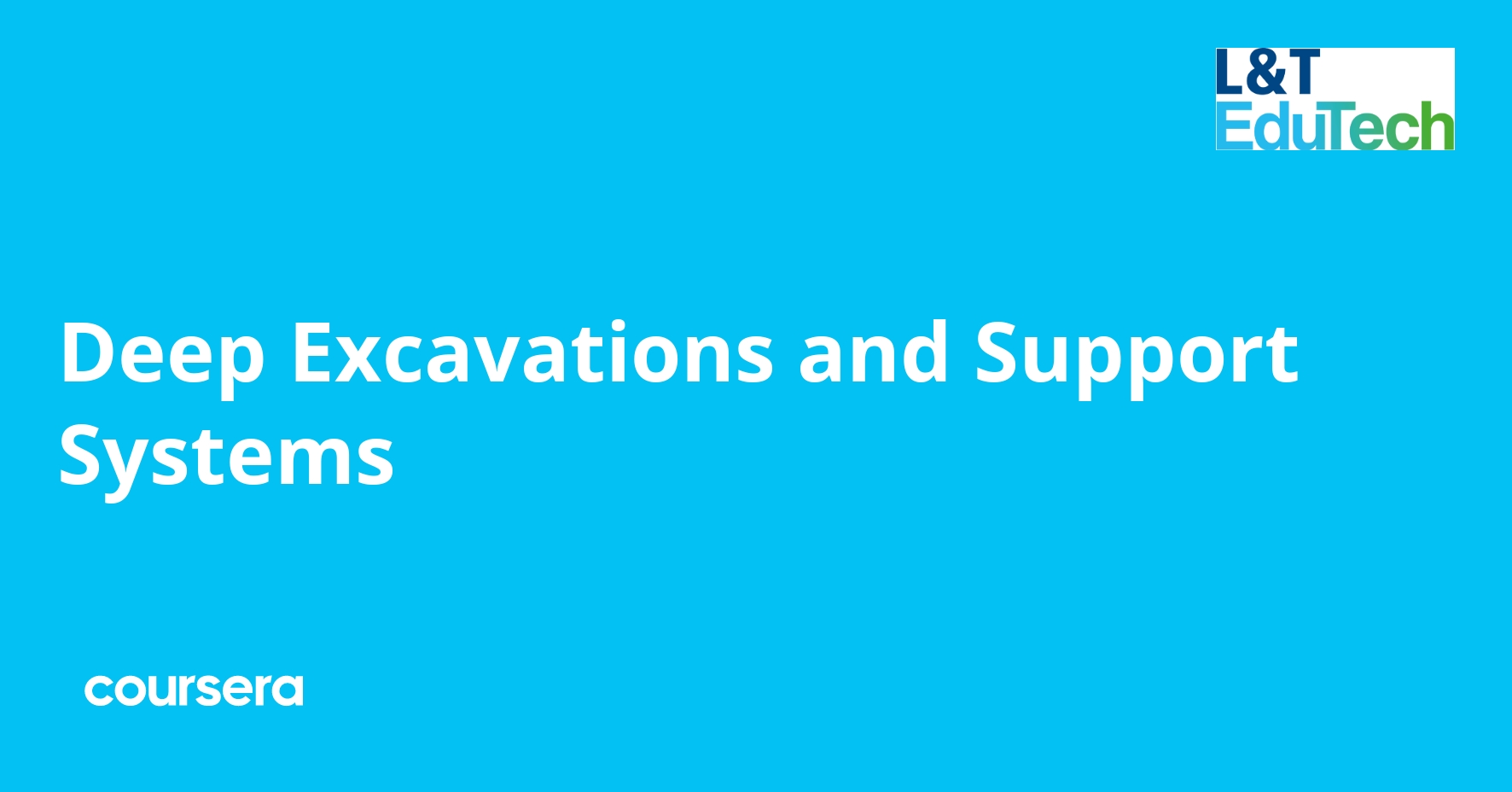 Deep Excavations and Support Systems