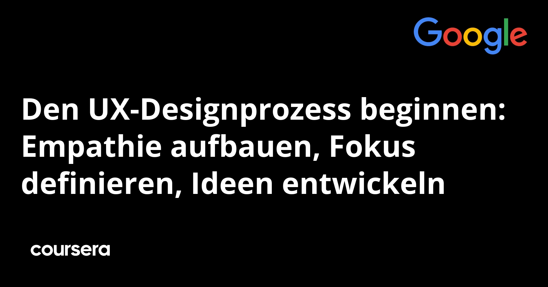 Starting the UX Design Process: Empathy, Focus, and Idea Development