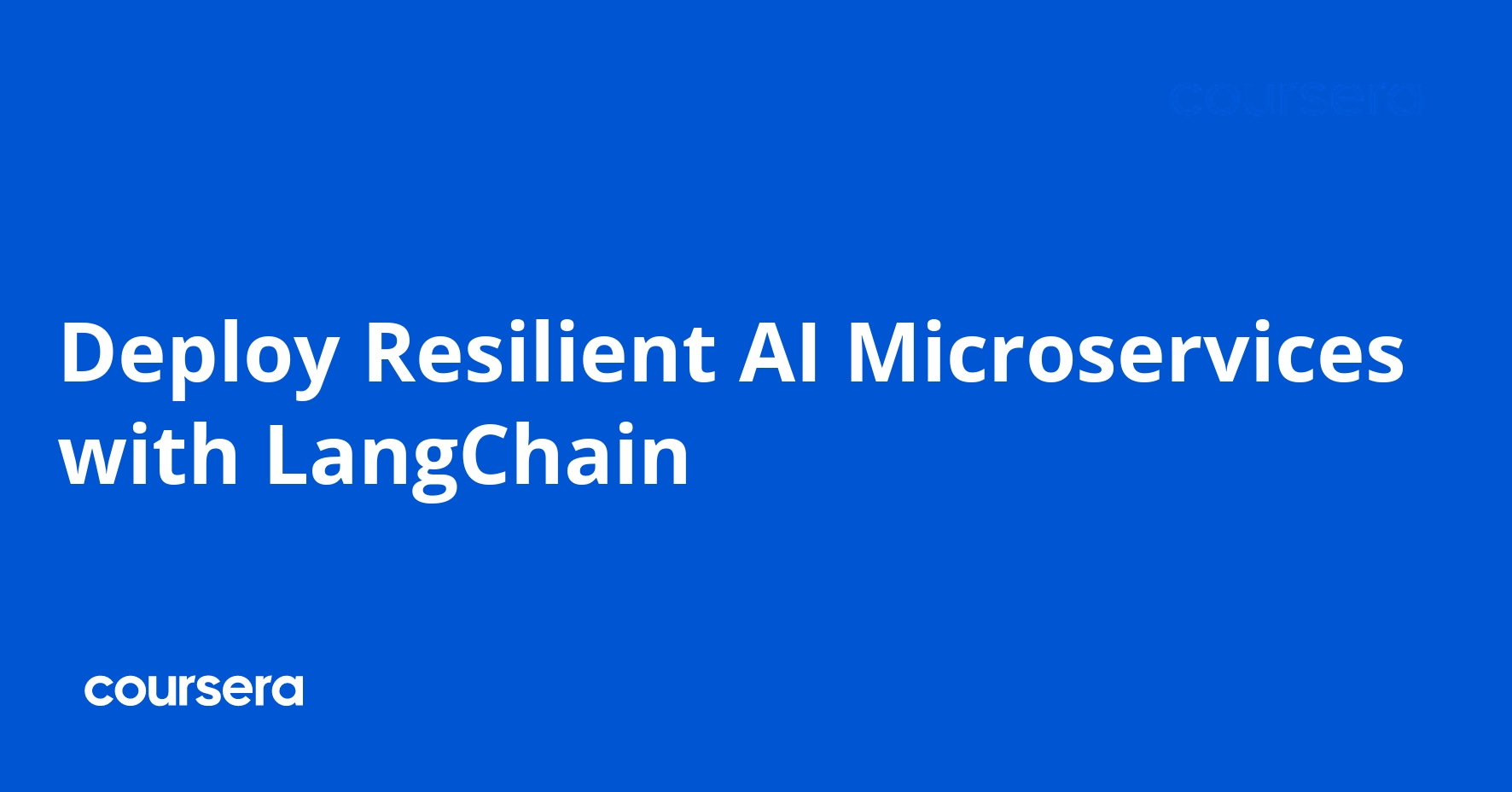 Deploy Resilient AI Microservices with LangChain