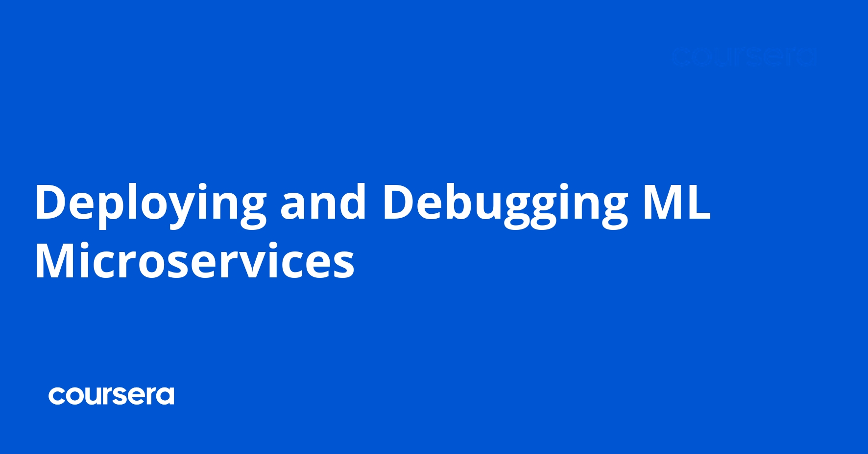 Deploying and Debugging ML Microservices