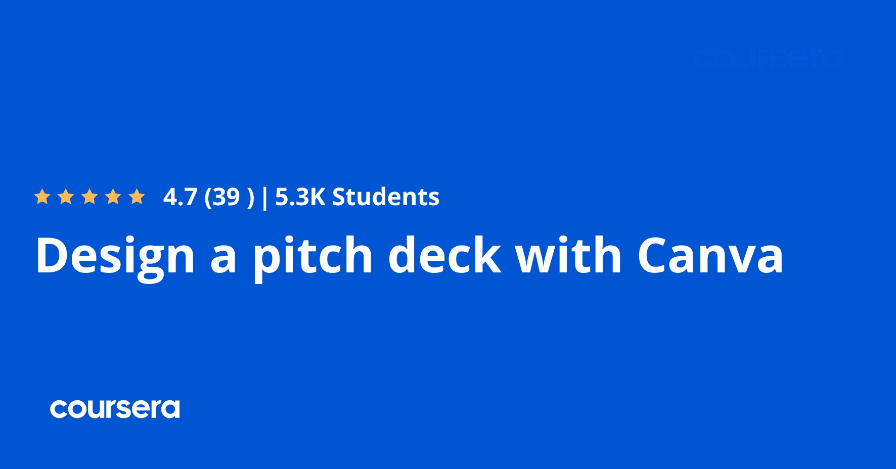 Design a pitch deck with Canva