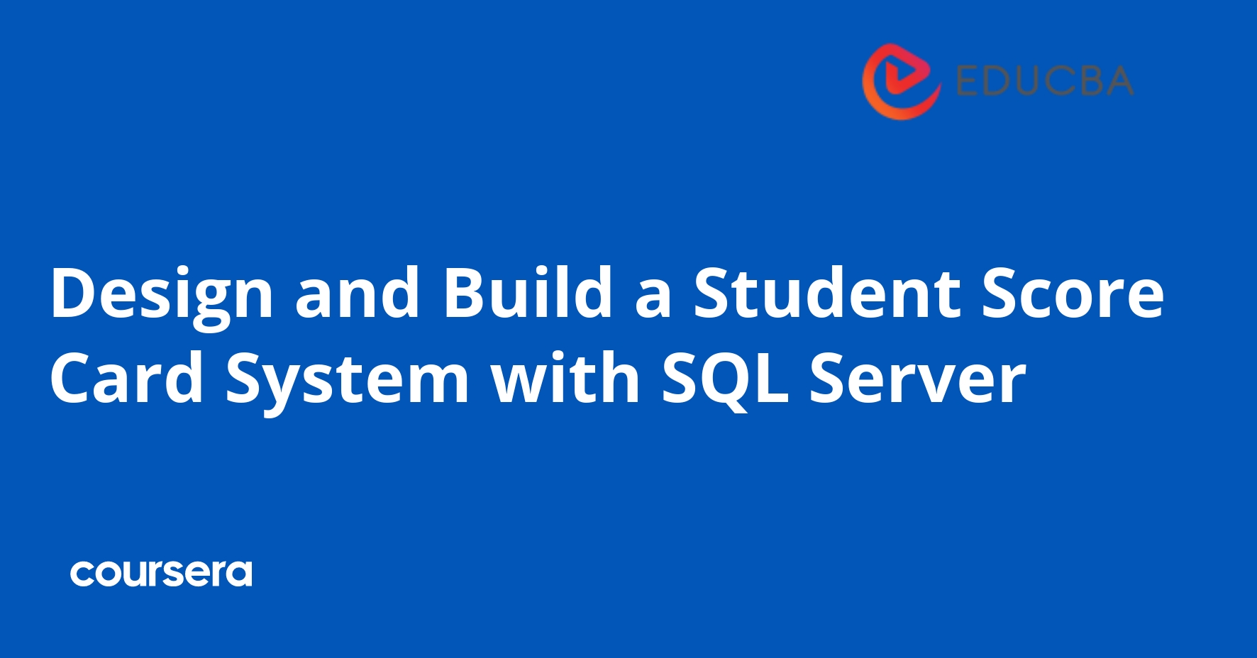 تصميم وبناء نظام سجل درجات الطلاب باستخدام SQL Server