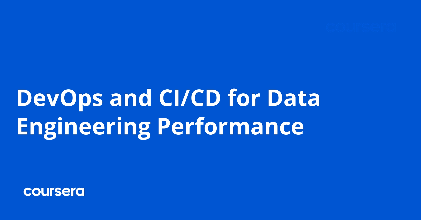 DevOps and CI/CD for Data Engineering Performance