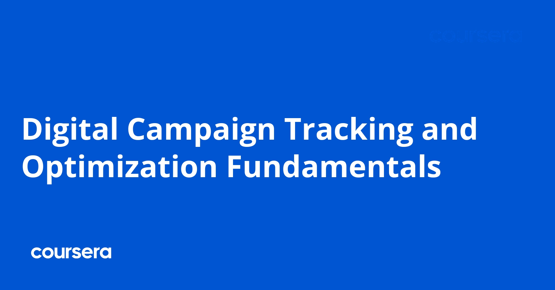 أساسيات تتبع وتحسين الحملات الرقمية