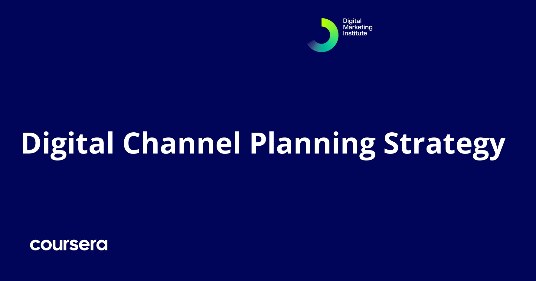 إستراتيجية تخطيط القنوات الرقمية