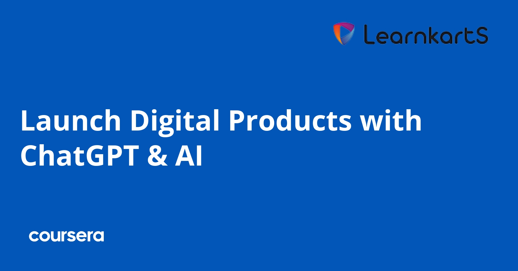 Launch Digital Products with ChatGPT & AI