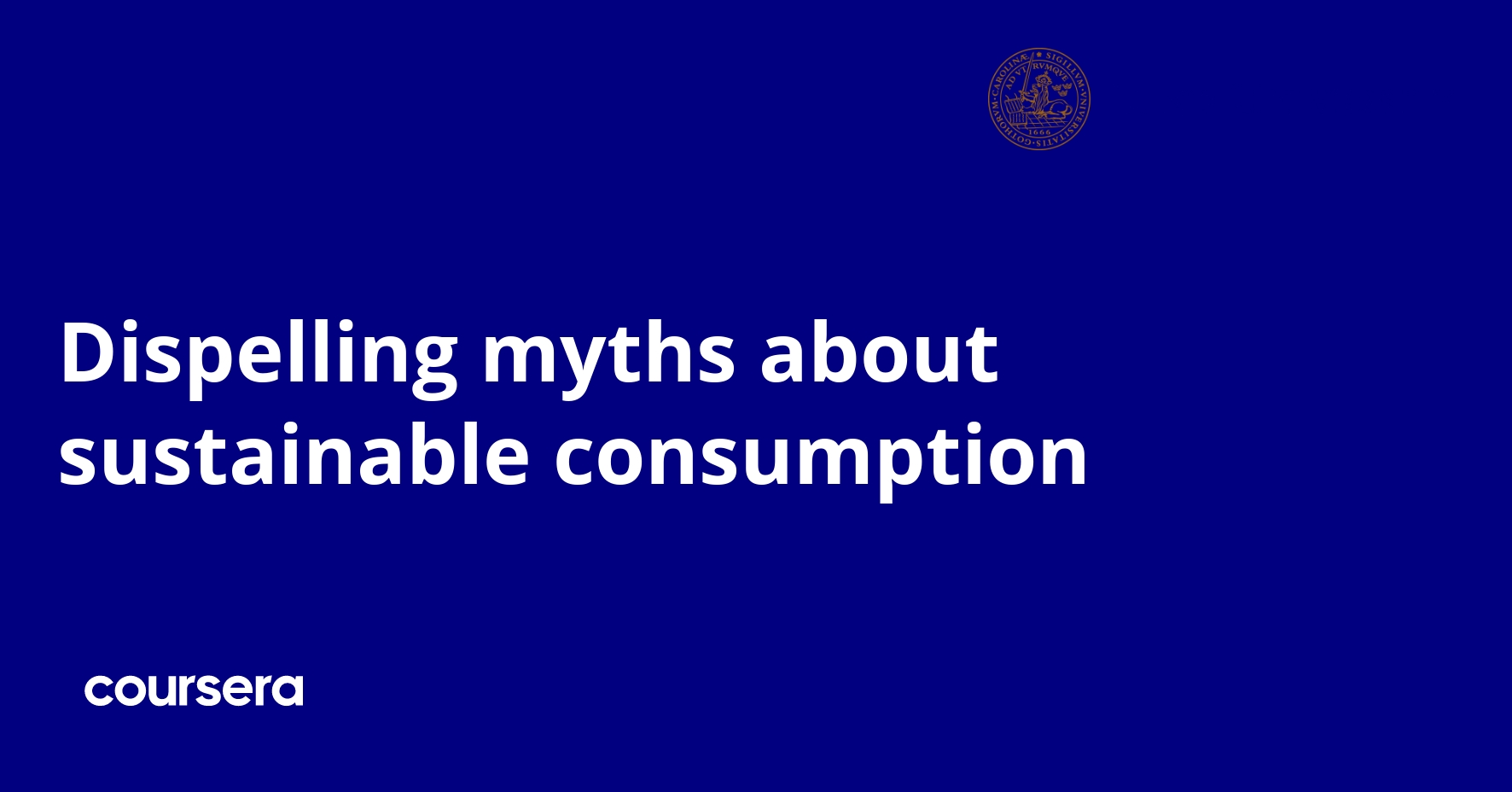 Dispelling Myths About Sustainable Consumption