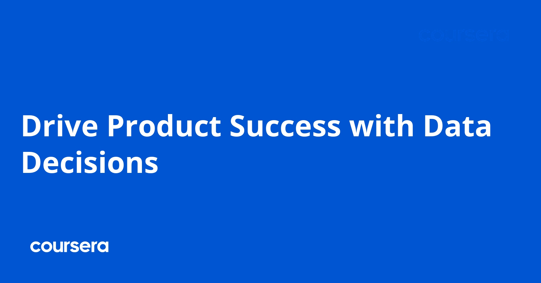 Drive Product Success with Data Decisions
