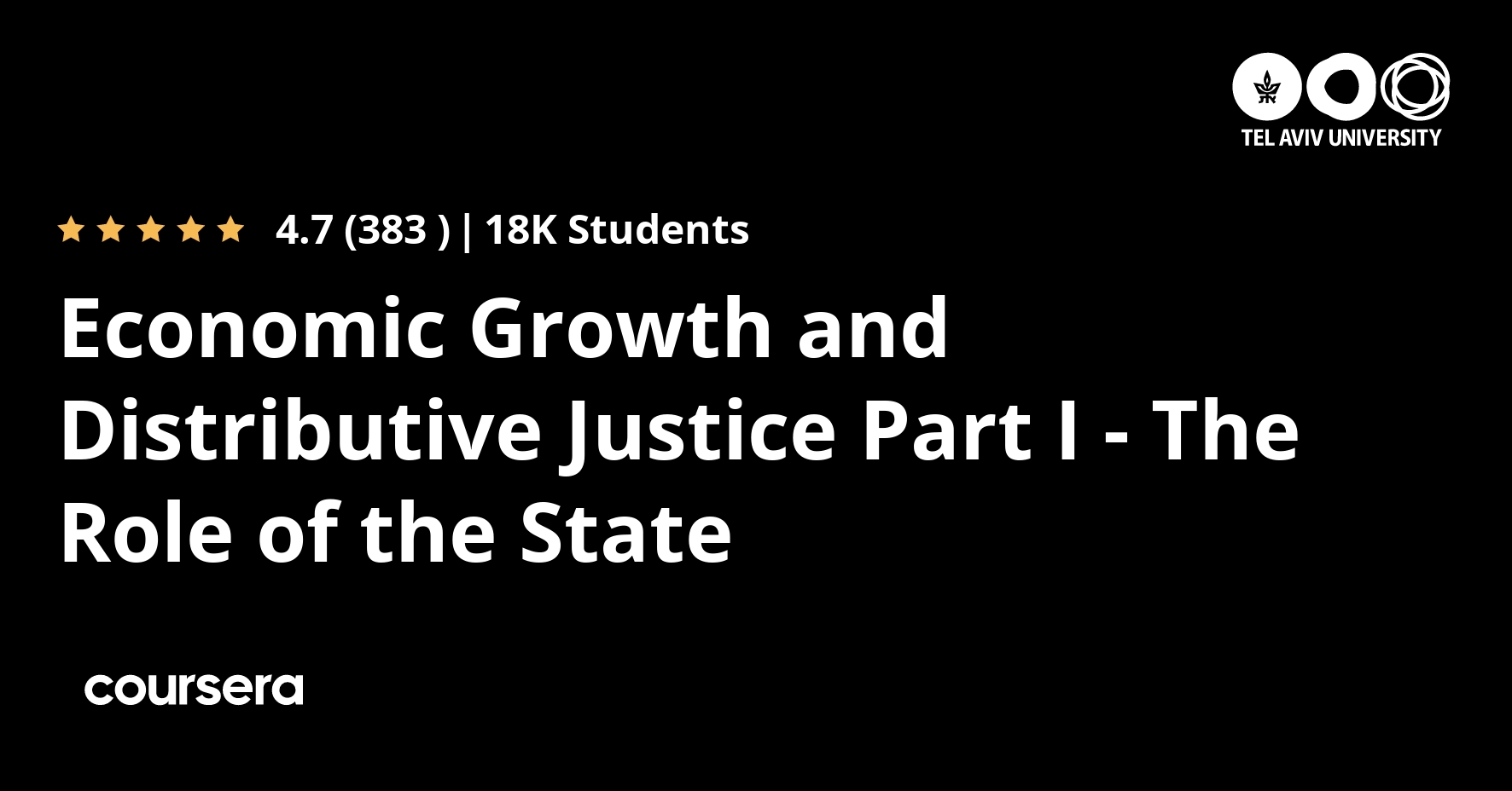 Economic Growth And Distributive Justice Part I The Role Of The State Coursera