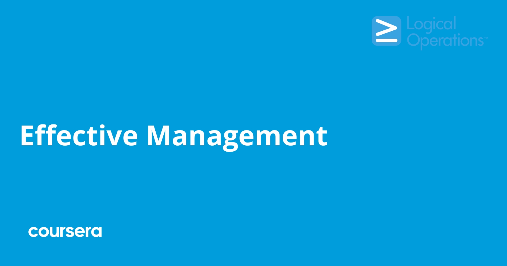 Effective Management