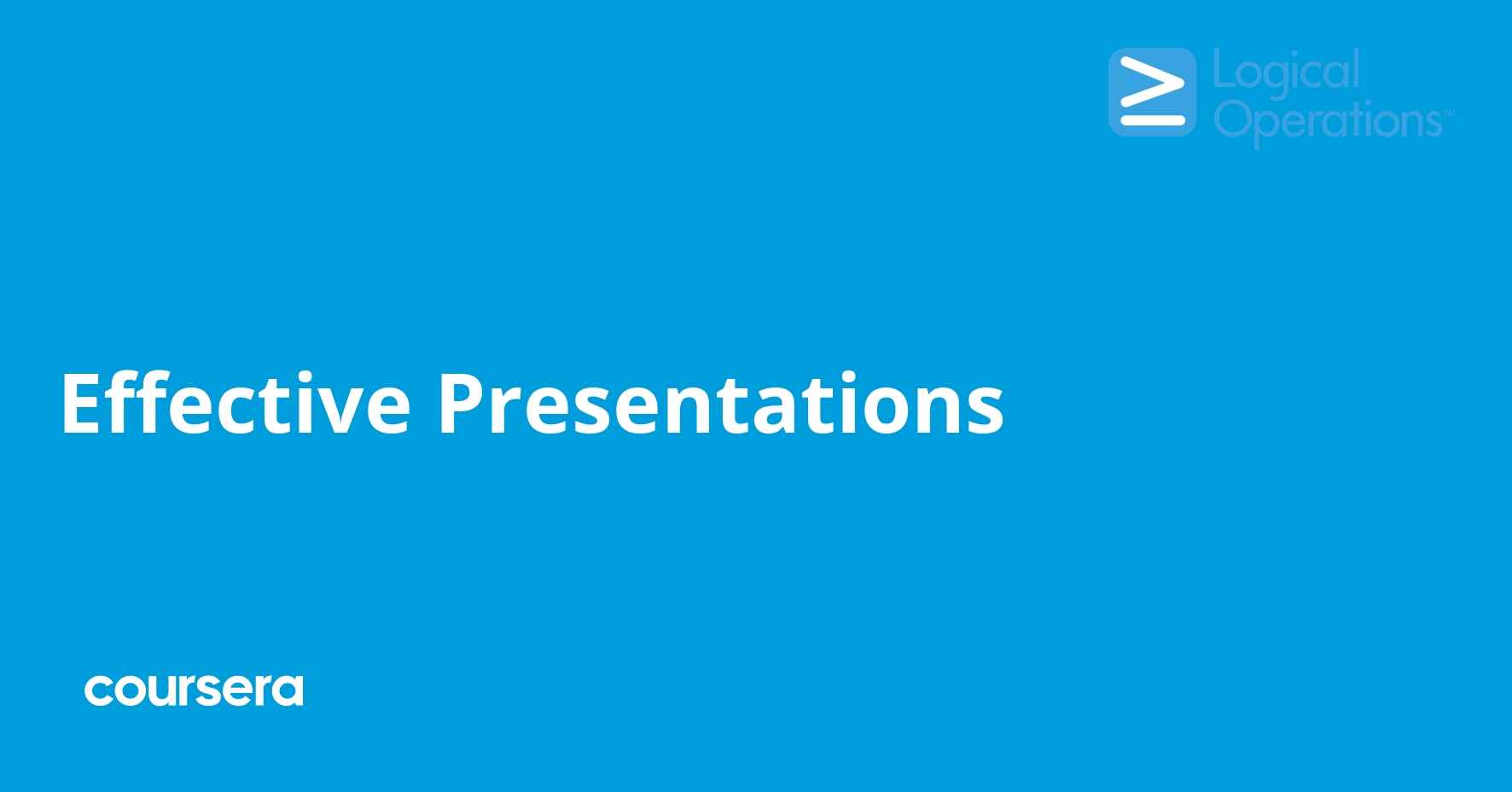 Effective Presentations