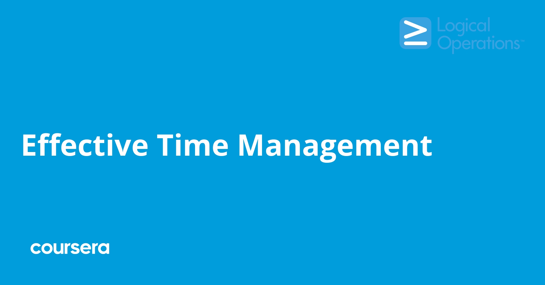 Effective Time Management