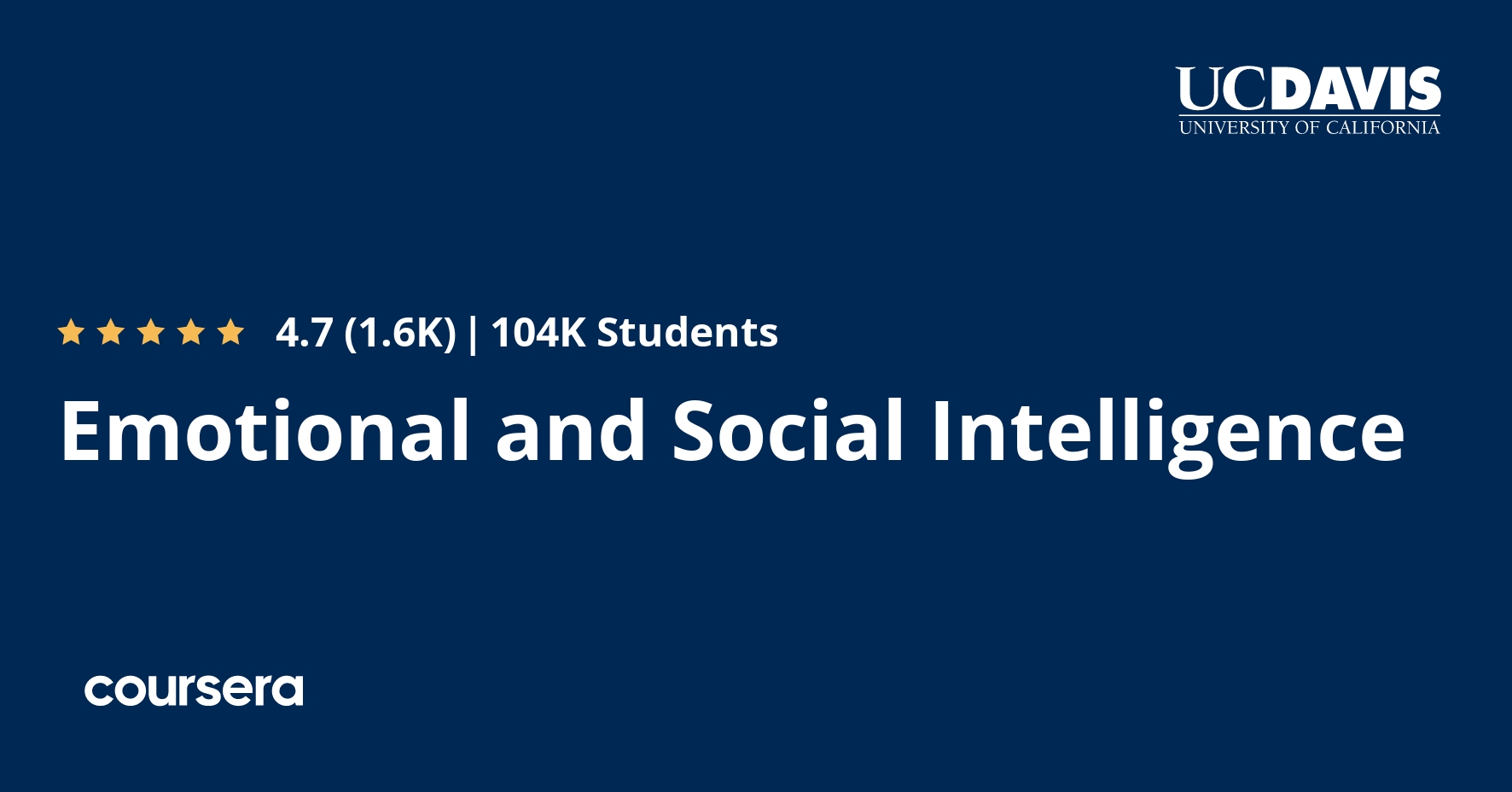 Emotional And Social Intelligence Coursera