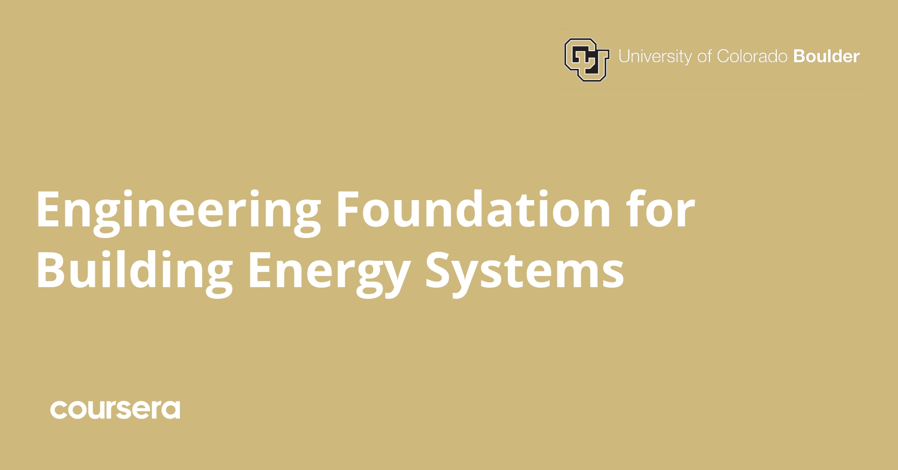 Engineering Foundation for Building Energy Systems