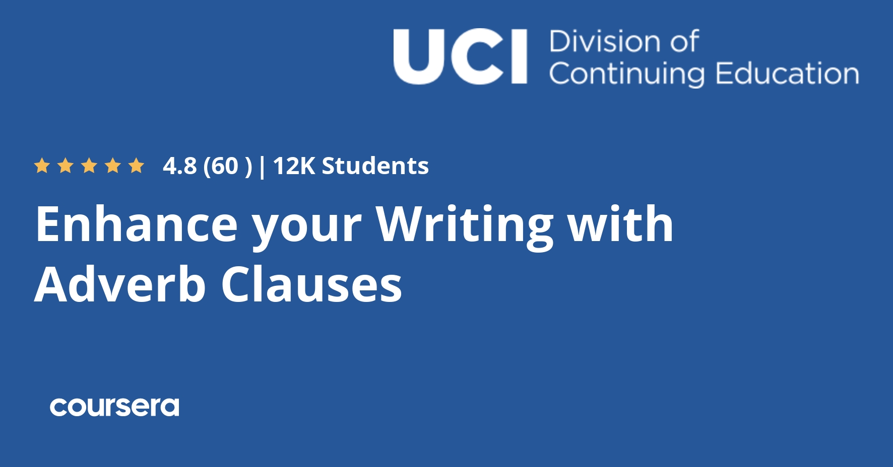 Enhance your Writing with Adverb Clauses | Coursera