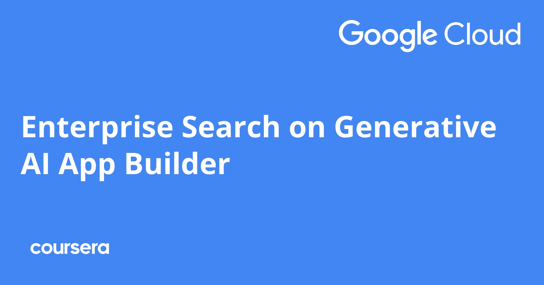 Enterprise Search with Generative AI App Builder