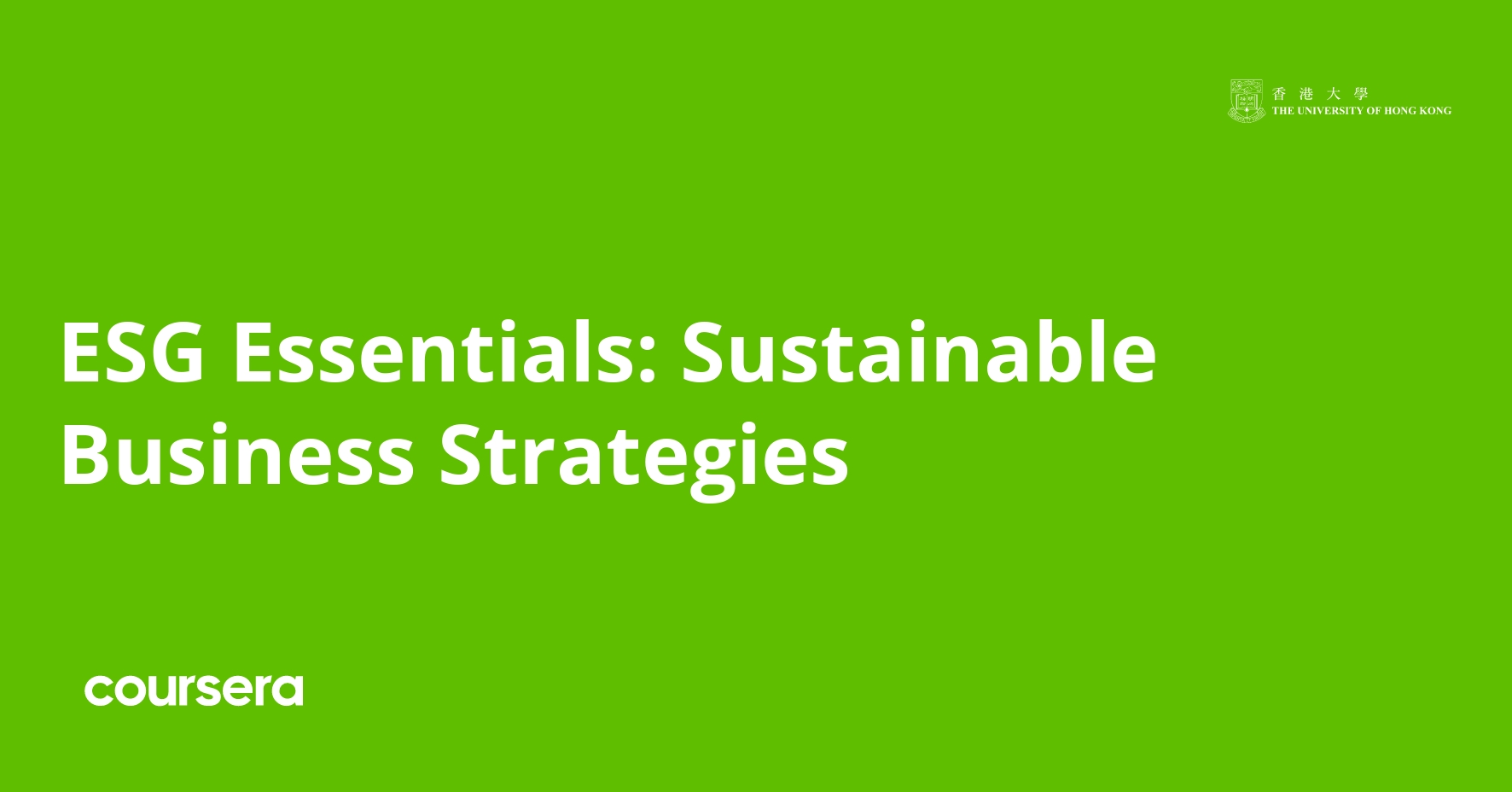 ESG Essentials Sustainable Business