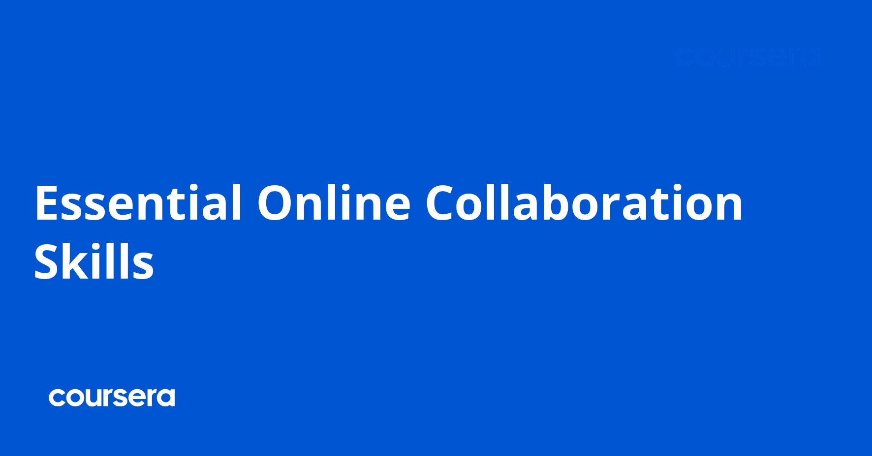 Essential Online Collaboration Skills