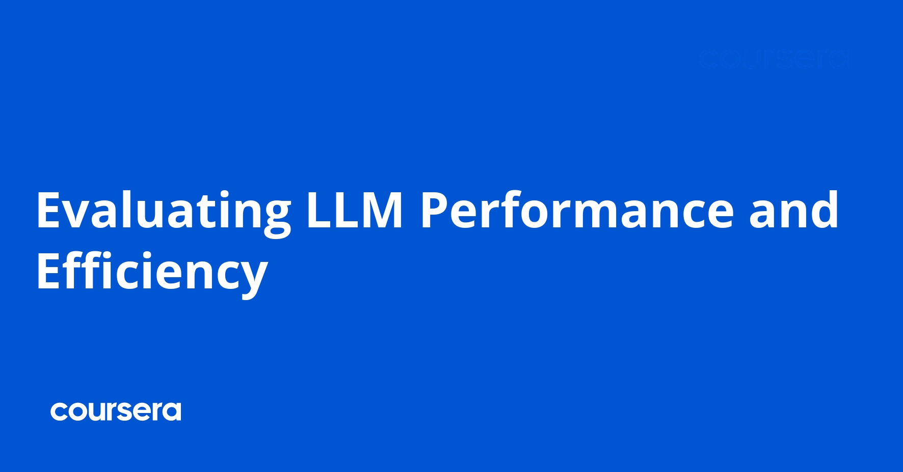 Evaluating LLM Performance and Efficiency