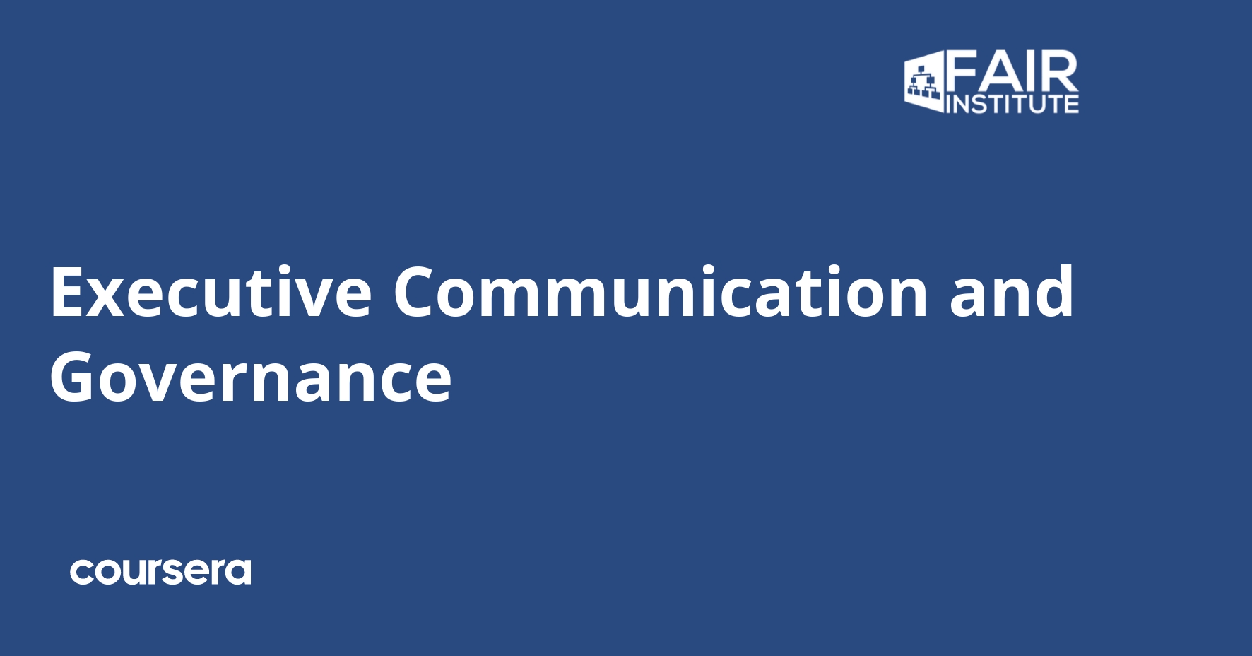 Executive Communication and Governance