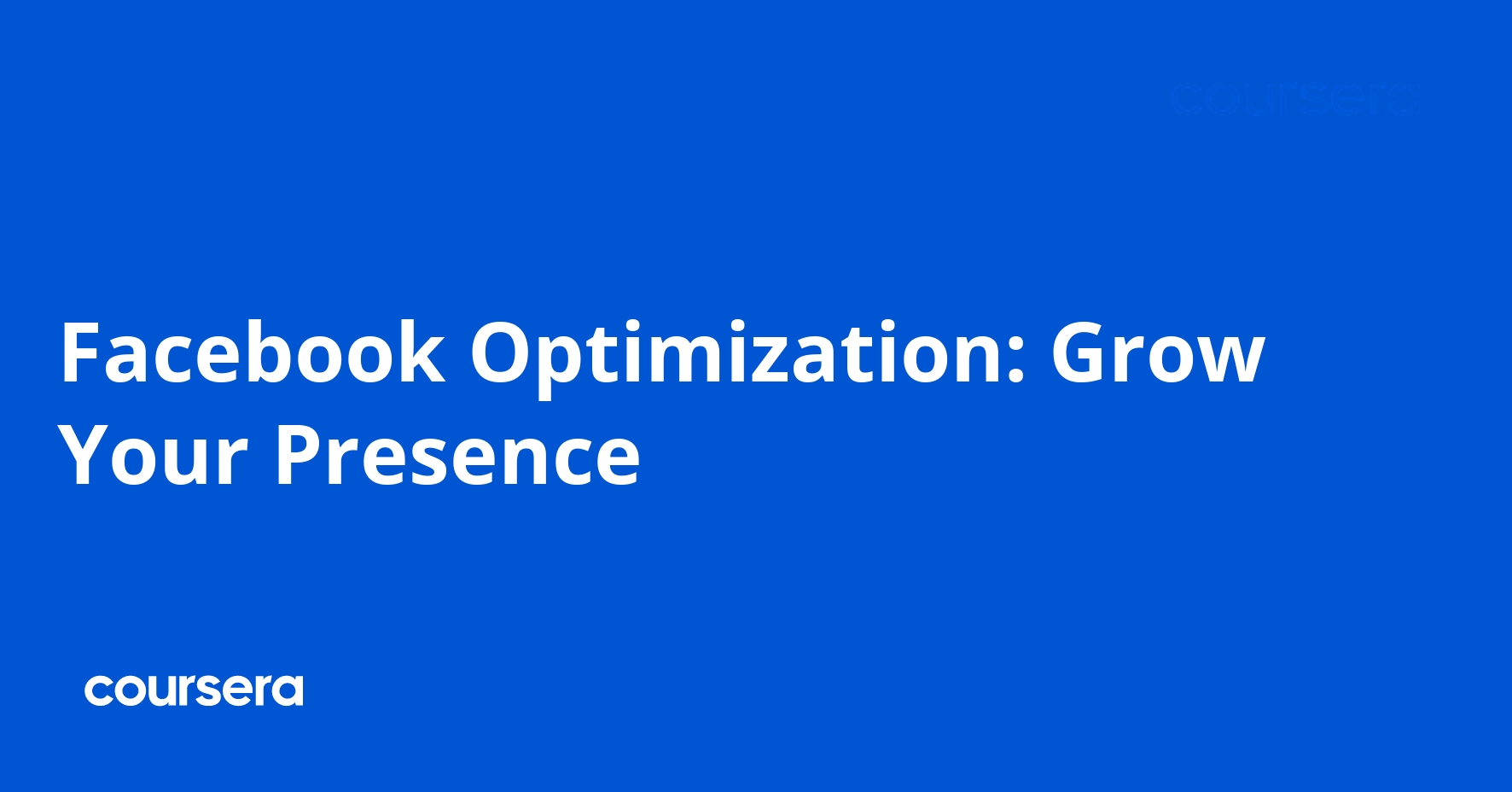 Facebook Optimization