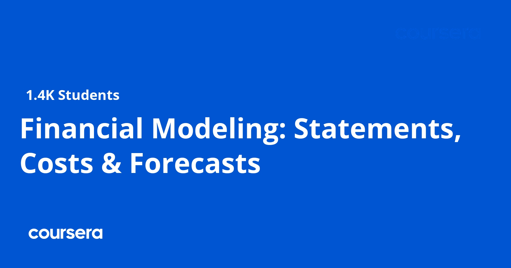 Financial Modeling: Statements, Costs & Forecasts