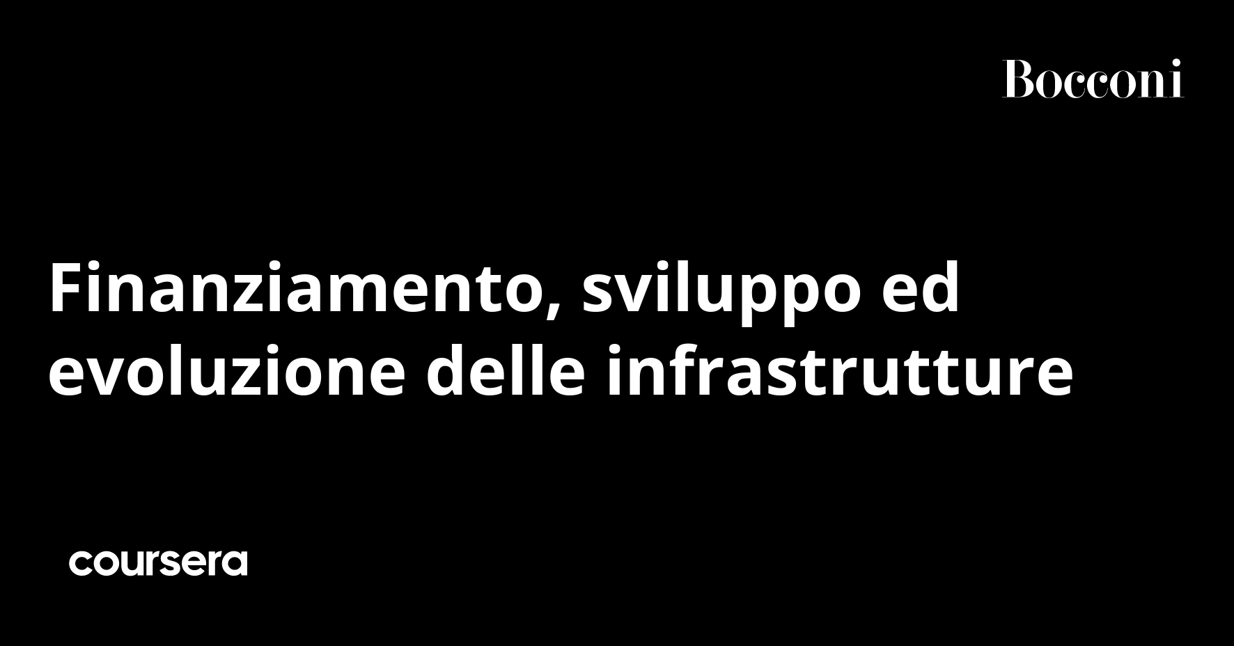 Infrastructure Financing and Development