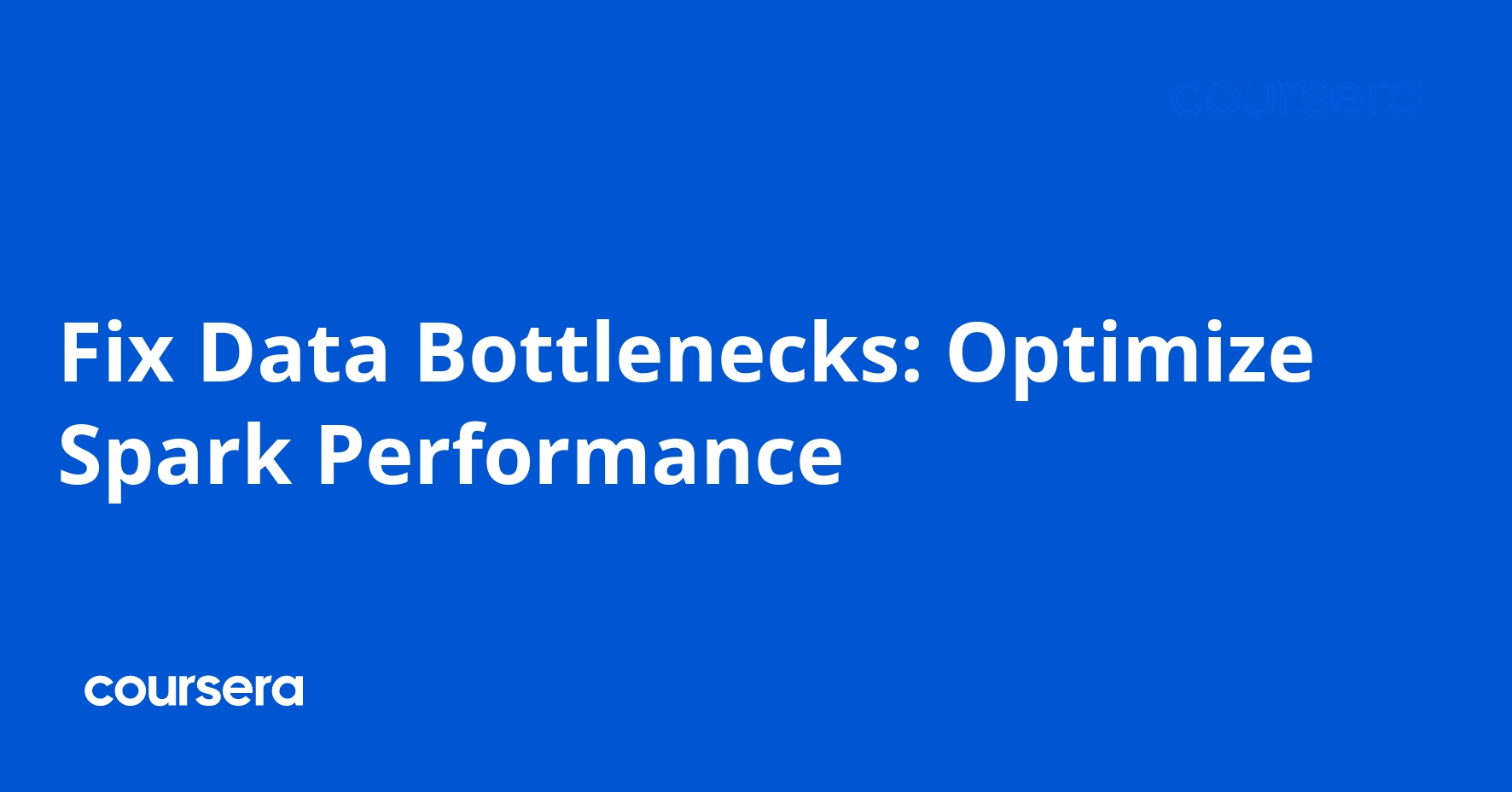 Fix Data Bottlenecks: Optimize Spark Performance